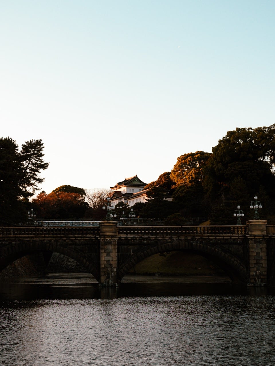 Golden Hour at the Imperial Palace in Tokyo