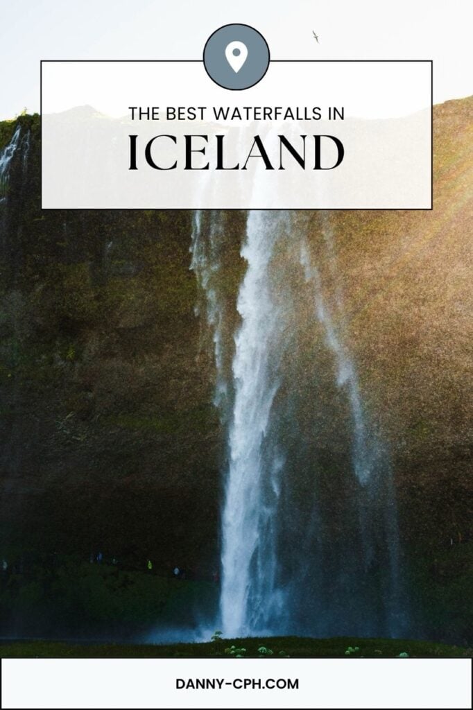 A Pinterest pin for a blog post about the best waterfalls in Iceland