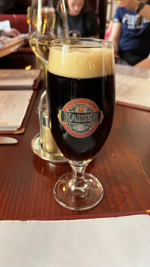 Beer at Fromme Helene in Vienna