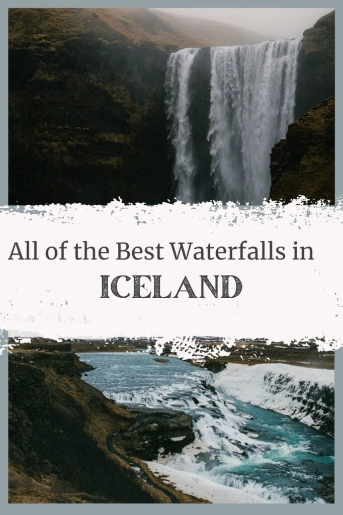 Iceland Waterfalls Pin