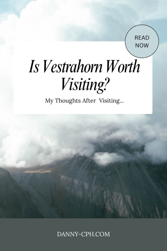 A Pinterest pin for an article about whether Vestrahorn is worth visiting