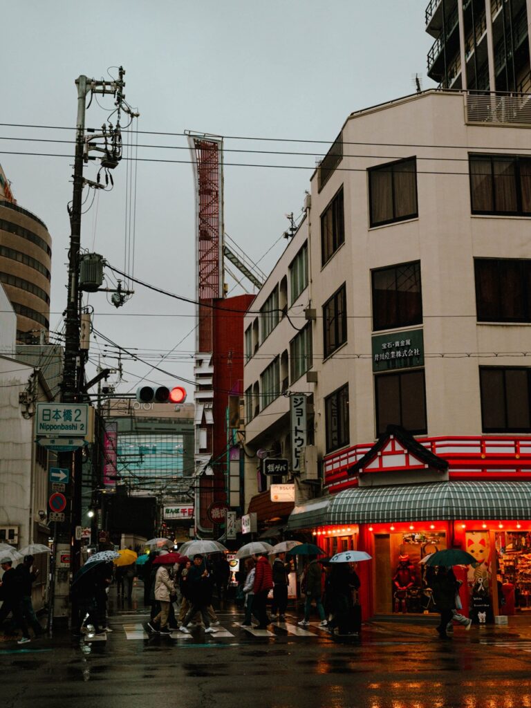 A moody day in Osaka, Japan