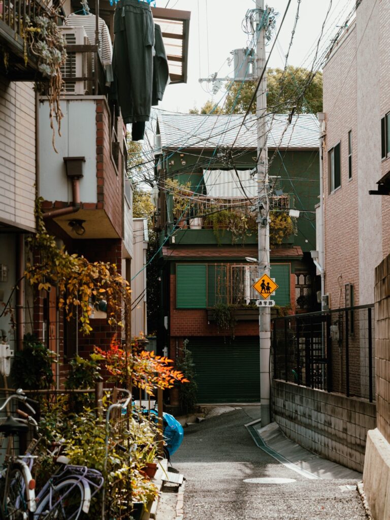 A side street in Osaka, Japan