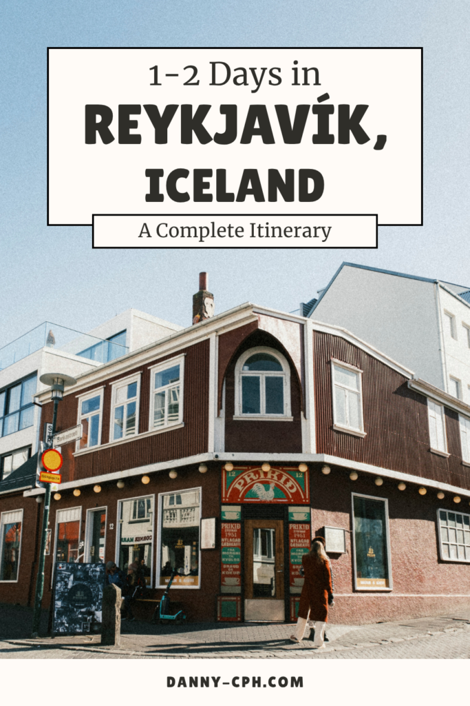 Reykjavík itinerary Pinterest pin