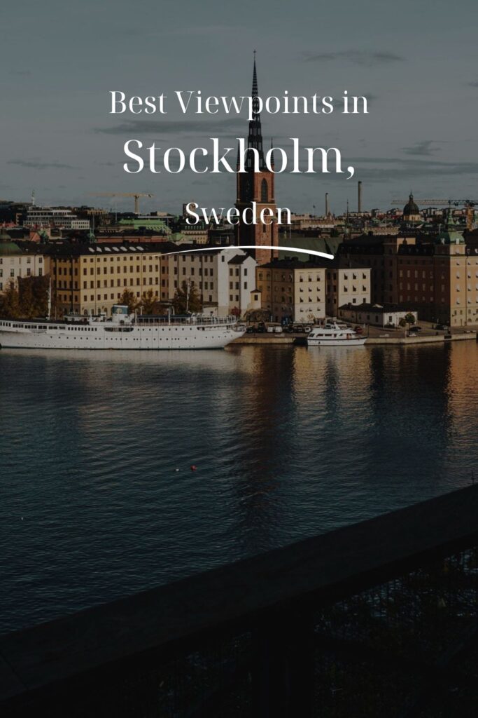 Stockholm views Pinterest pin
