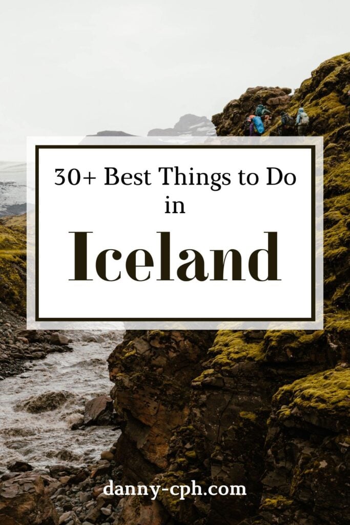 A Pinterest pin for an article on the best things to do in Iceland