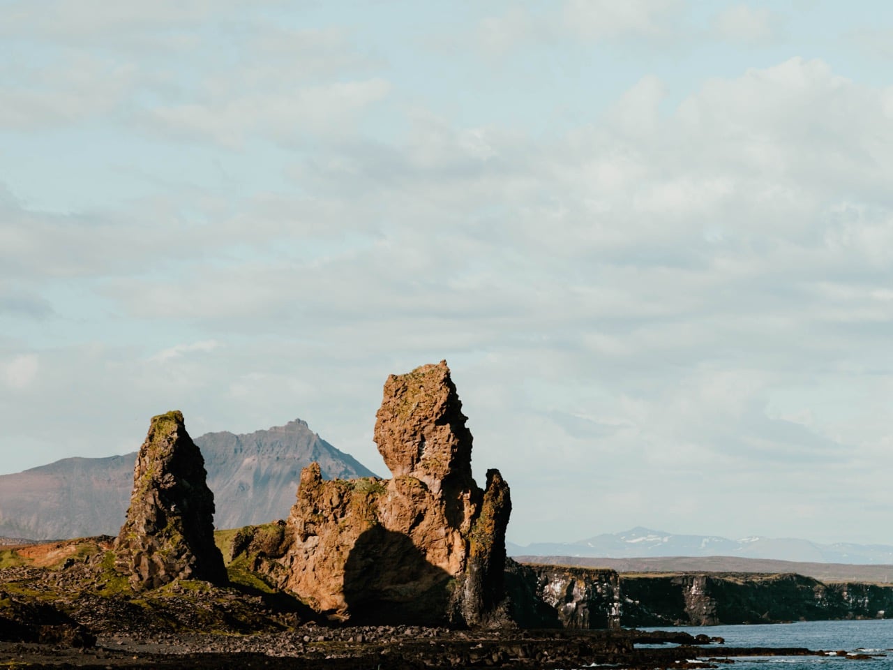Rock formation on the Snæfellsnes Peninsula in Iceland