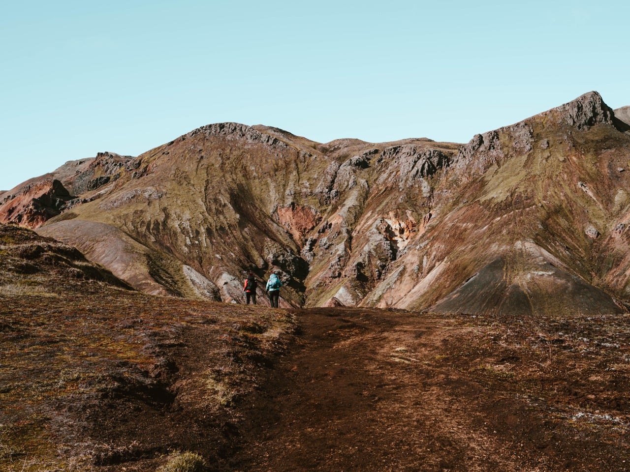 Hiking in Landmannalaugar, Iceland
