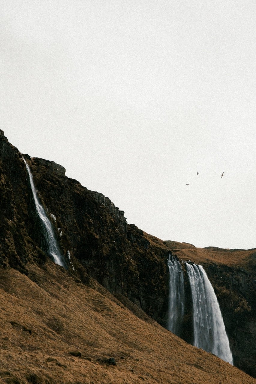 An April trip to Seljalandsfoss, Iceland