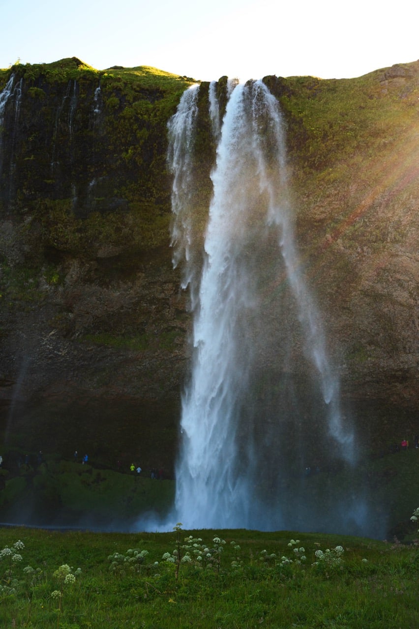 An August trip to Seljalandsfoss, Iceland