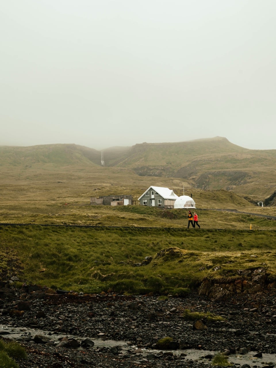 A foggy day on the Snæfellsnes Peninsula