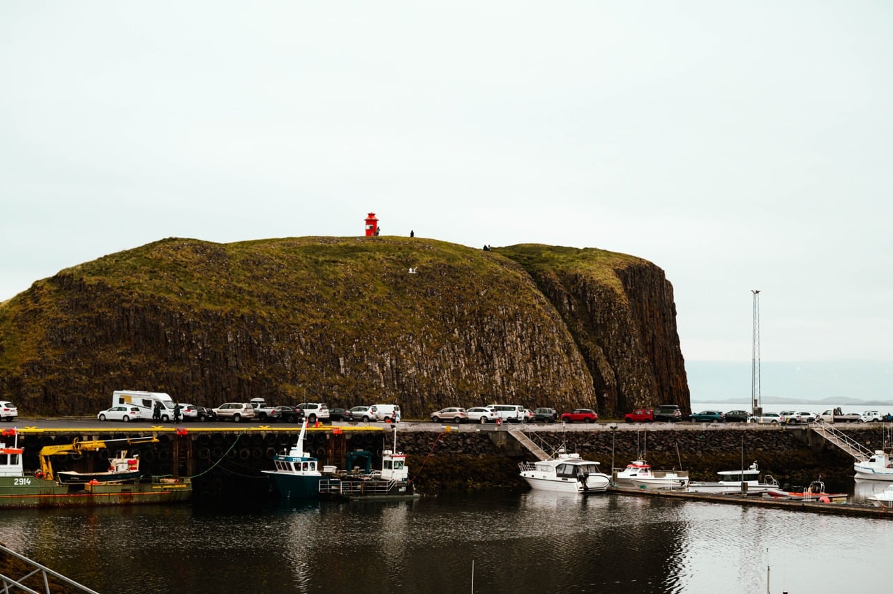 The harbor in Stykkishólmur, Iceland